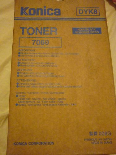 Genuine Konica Toner 7060 Black copier Cartridge