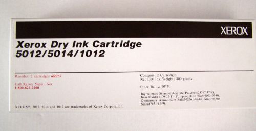 Xerox Dry Ink Cartridge 5012/5014/1012 6R257 BLACK - 2 PACK new in box