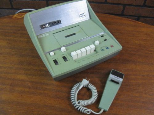 Retro Crownscriber Transcriber CDM-10, Dictation Dictating Recorder Machine