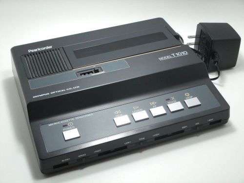 Olympus pearlcorder microcassette transcriber t1010 for sale