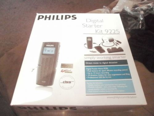 NEW Philips Digital Dictation Starter Kit 9225 -