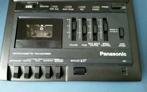 Panasonic RR 930 Microcassette Transcriber Recorder CLEAN and WORKS!