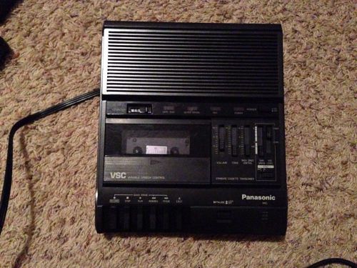 Panasonic RR-830 Cassette Tape Transcriber Dictaphone VSC w/ Foot Pedal RP-2692