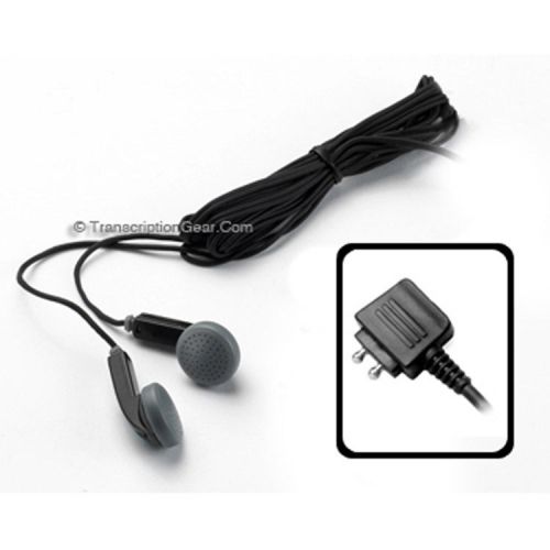 Lightweight Bud Style Headset For Dictaphone