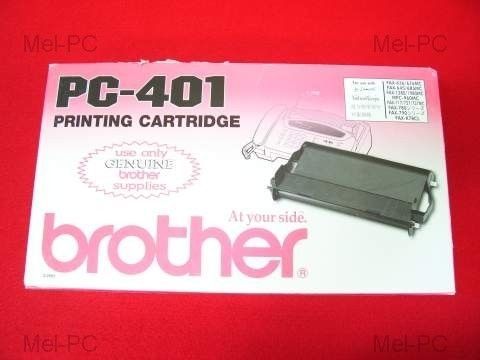BROTHER PC-401 GENUINE PRINTING FAX CARTRIDGE NEW