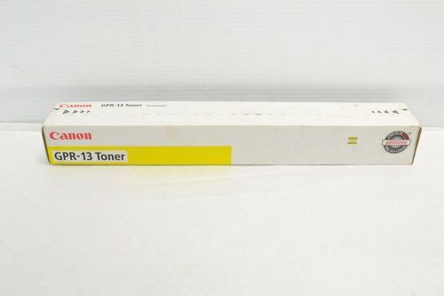 NEW CANON GPR-13 LASER YELLOW TONER CARTRIDGE FOR IR C3100 C3170 C2570 B259076