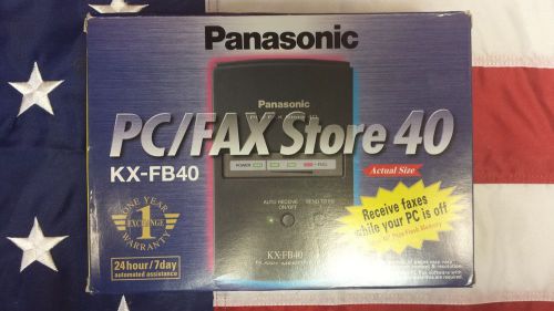 95-0880 Panasonic PC / FAX Store 40 KX-FB40 BRAND NEW IN BOX                 *RM