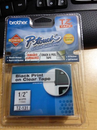 BROTHER P-TOUCH TZ-131 1/2 &#034; TAPE - FREE SHIPPING