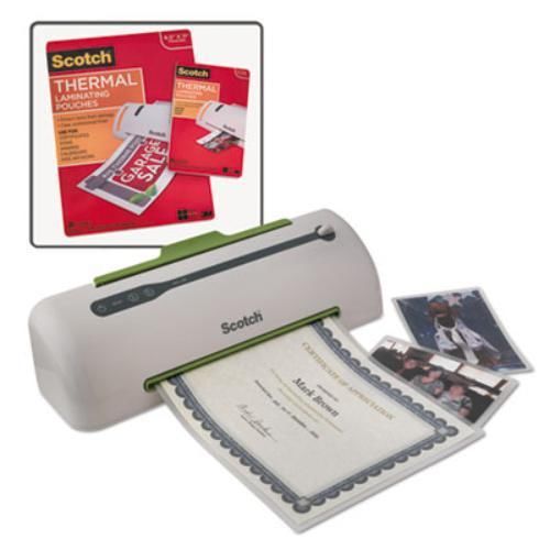 3m lamkit1 pro 9&#034; laminator value pack, 20 each: 8 1/2 x 11 and 4 x 6 laminating for sale