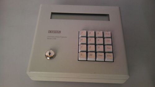 Certex  Electronic Check Protector Model 3100