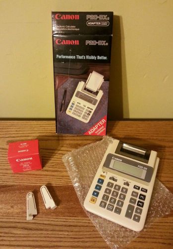 CANON P20-DX electronic tax CALCULATOR adding machine ADAPTOR