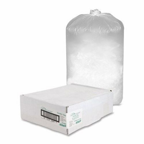 Shredder 56 Gallon Bags, 12 Mic, 28&#034;x22&#034;x48&#034;, 100 per Pack,White (CCS60669)