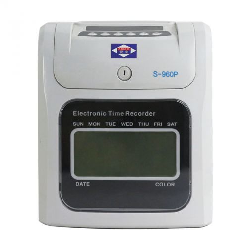 Two color printing for office  Electronic Time Recorder time clock-S-960P