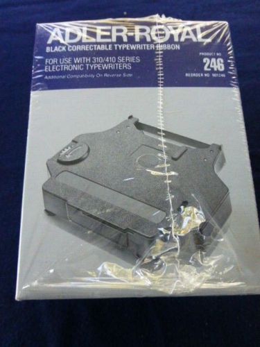ADLER-ROYAL BLACK CORRECTABLE TYPEWRITER RIBBON #246- SIX (6) PACK- NEW