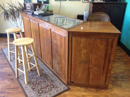 Reception Desk &#034;Teak&#034;