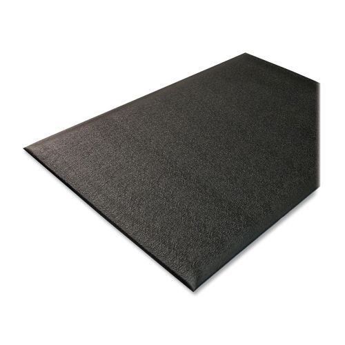 Genuine joe 70370 vinyl anti-fatigue mat, black - 2-ft. x 3-ft. for sale
