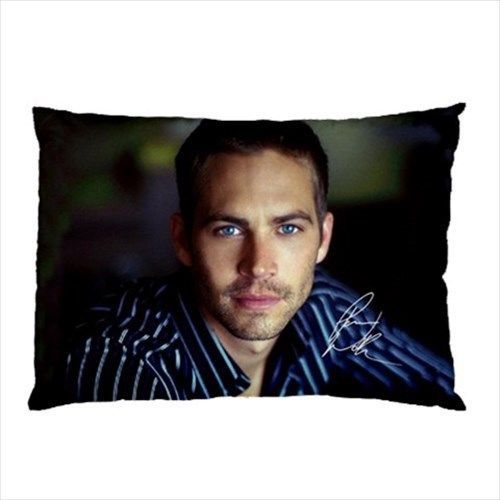 New Paul Walker Fast &amp; Furious Movie Actor Pillow Case Gift Christmas