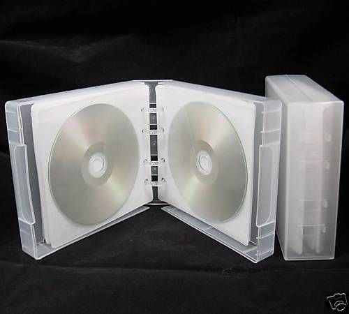 10 pack 24 dvd cd blu ray movie case box clear premium for sale