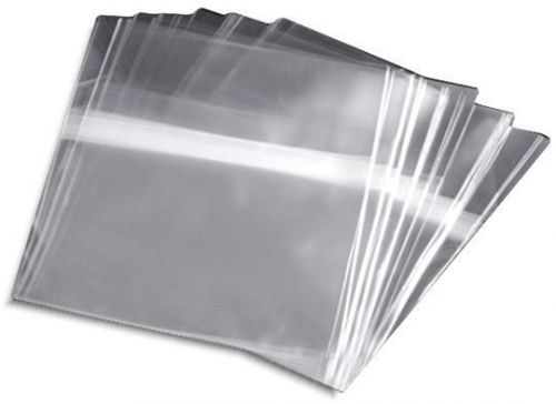 500-Pak =RESEALABLE= Plastic Wrap Sleeves for CARDBOARD SLEEVES &amp; SLIM POLY CASE