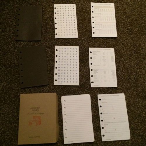 Louis Vuitton Small Agenda Notes Authentic Conversion Extra Stickers Phone #