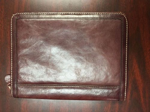 Franklin Covey Brown Leather wirebound cover (classic size)