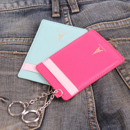 New business credit card case holder korea (desk) 12 mini wallet key ring purse for sale