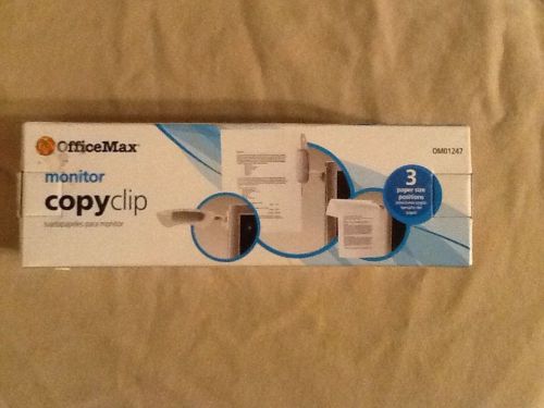 Copy Clip Holder For Computer Monitor Office Max New!