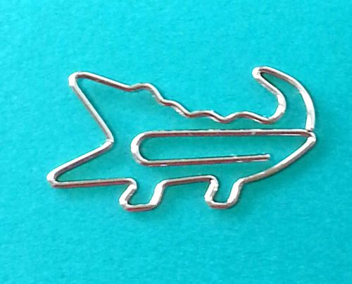 Crocodile shape metal paper clip + assorted colors regular shape paper clips new for sale