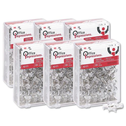 600 push pins thumb tacks clear steel button bulletin boards wall metal map lot for sale