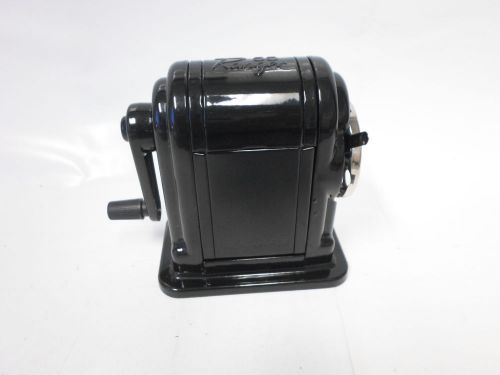 USED - X-Acto Ranger 55 Table- or Wall-Mount Heavy-Duty Pencil Sharpener  Black