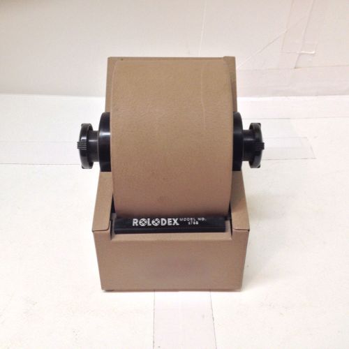 Vintage rolodex model no. 1753  metal rotary file with used cards for sale