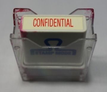 Office Business Rubber Stamp CONFIDENTIAL
