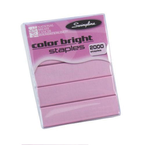 Swingline color bright pink staples - 99900 free shipping for sale