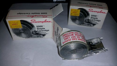 2 (Two) Swingline 5000 Staple Cartridge Stock # 50050 New In Box