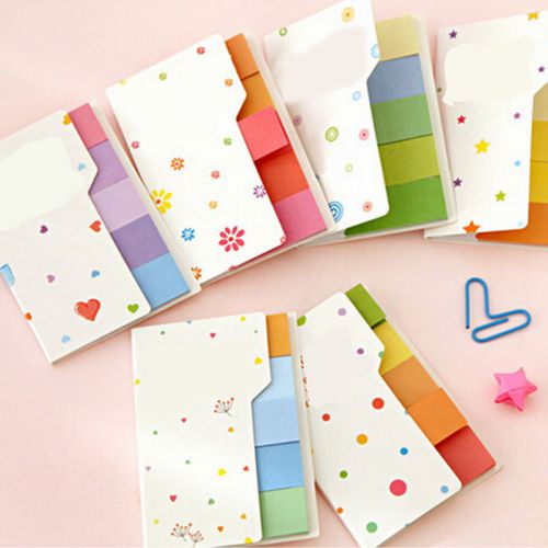 Modish rainbow sticker post it bookmark marker flags index tab sticky notes efus for sale