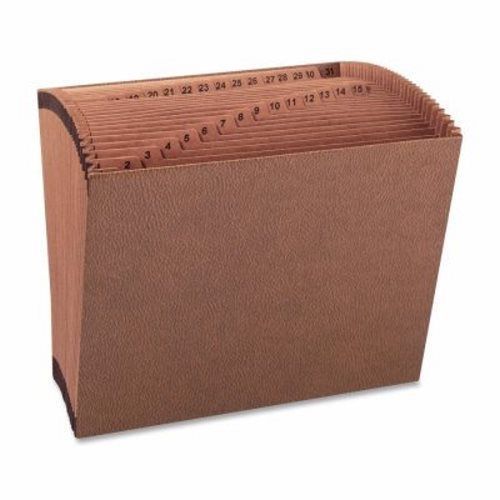 Sparco accordion files,no-flap,31 pckts,1-31,letter,12&#034;x10&#034;,brown (spr26535) for sale