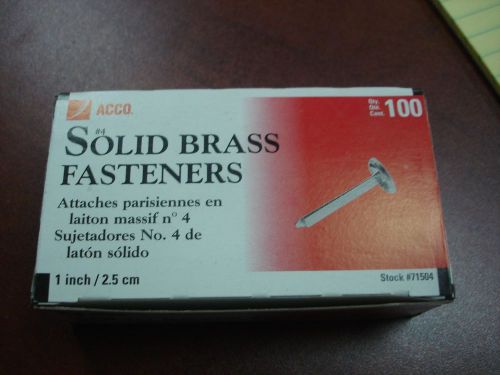 Solid Brass Fasteners