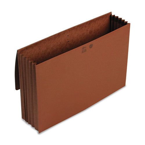 Smead Wallet 71075 9.5&#034; x 14.75&#034; 5.25&#034; Expansion Redrope Red Fiber, 2 Each