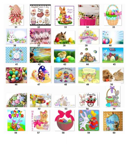 30 Personalized Return Address Labels Easter Buy 3 get 1 free (e2)
