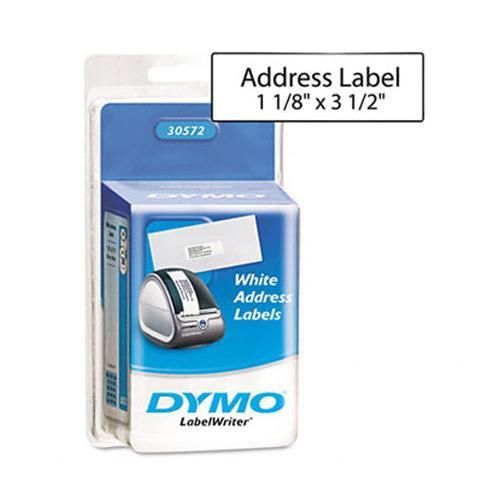 Dymo #30572 white address labels 1-1/8x3-1/2&#034;, 260-label roll for sale
