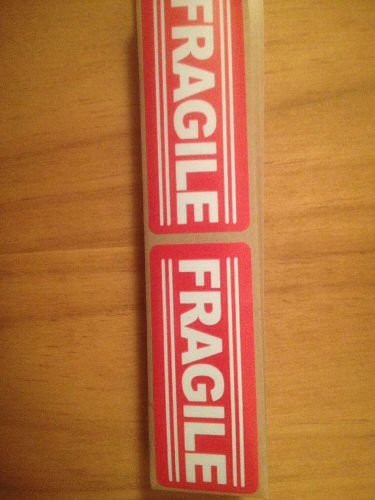 50 1x3 FRAGILE Labels Stickers for shipping supplies office products 50 1x3