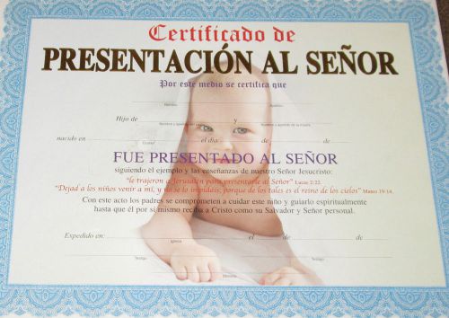 Presentation of Certificate of Child - 15 pack