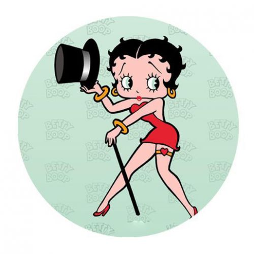 New Betty Boop Round Mouse Pad 001