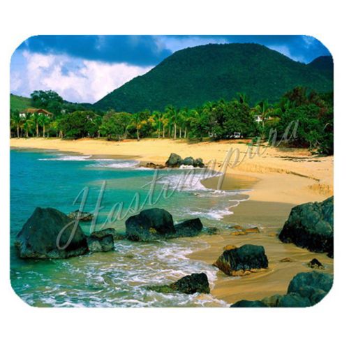 Hot New The Mouse  Pad  with backed Rubber Anti Slip - Natural Beach2