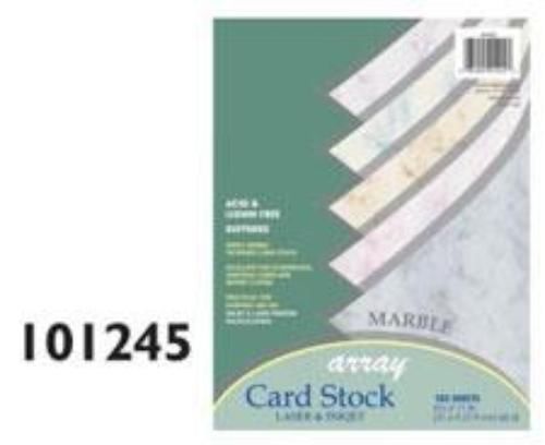 Pacon Array Card Stock 65# Assorted Marble 100 Sheets