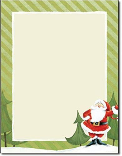 ~ jolly santa claus stationery - 80 sheets for sale