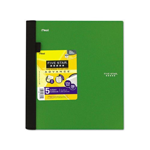 5 Star Advance Wirebound Notebook, College Rule, Letter, 5 Subject 200 Sheets/Pa