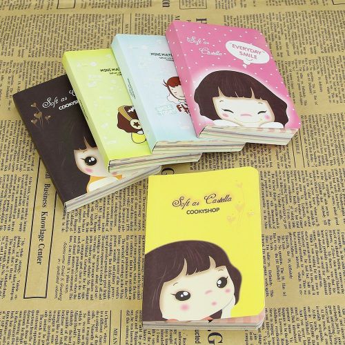 &#034;“Cookie Girl” Mini Cute Diary Pocket Planner Notebook