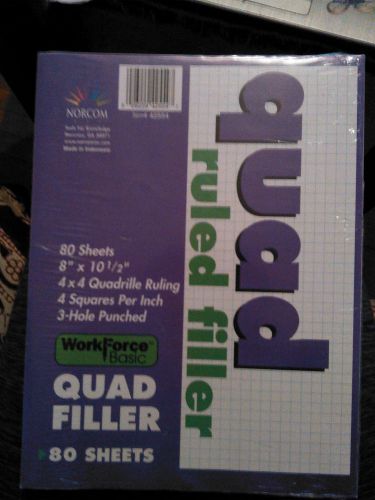 College and quad ruled paper