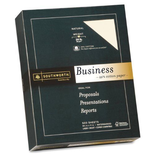 25% Ton Business Paper 8.5 X 11 24 Lb Natural Sheets Per Box